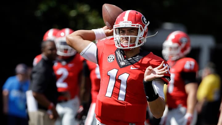 No. 7 Georgia looks like title contender - except at QB