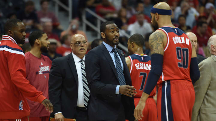 Washington Wizards' guard John Wall will not play in Game 4 vs. Hawks