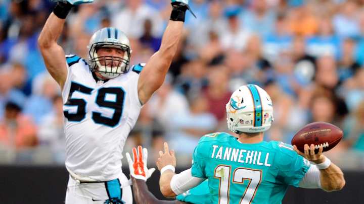 Panthers get defensive score, beat Jaguars 20-9 in opener