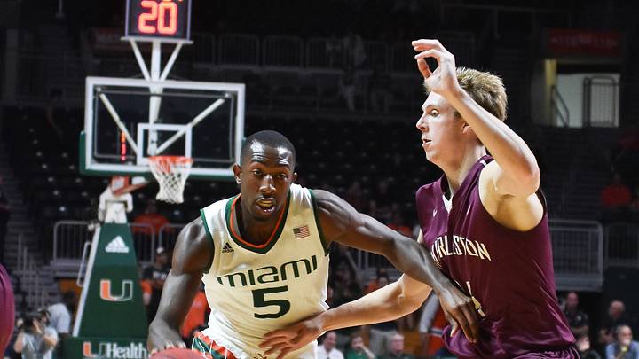 Newton scores 20, No. 15 Miami rolls past Charleston 85-63 Newton scores 20, No. 15 Miami rolls past Charleston 85-63