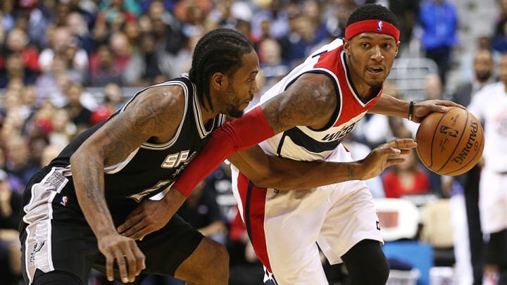 Watch: Wizards’ Bradley Beal hits game-winning three to beat Spurs