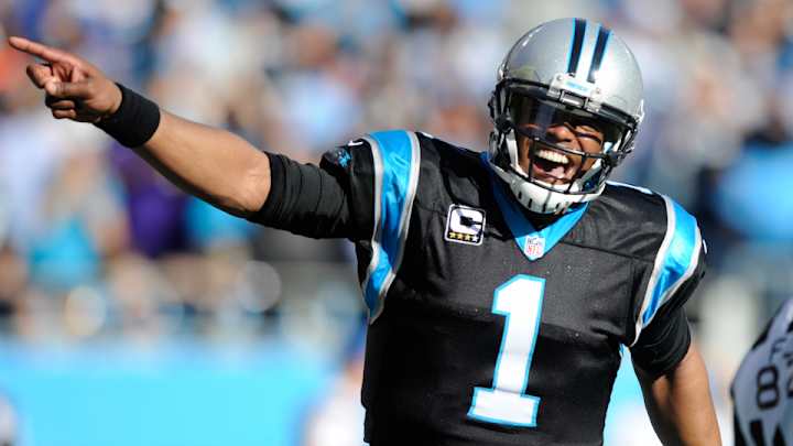 Panthers clinch first-round bye, move to 13-0 in blowout win over Falcons