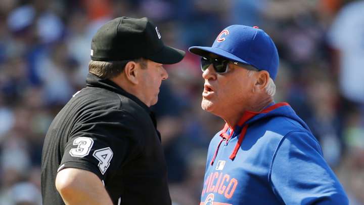 Joe Maddon ejected for 1st time as Chicago Cubs manager