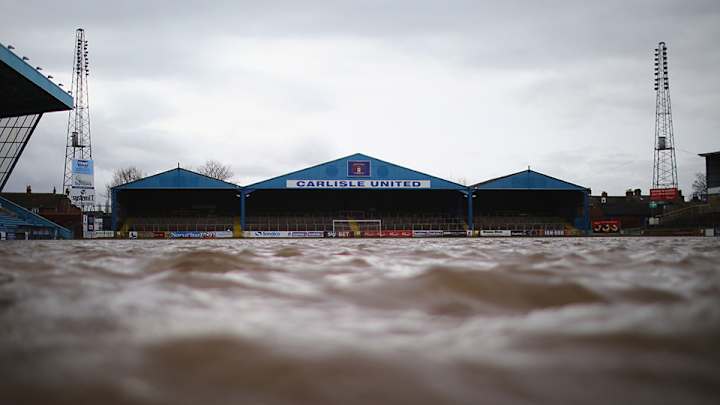 Soccer stadium floods, fish found playing goalie