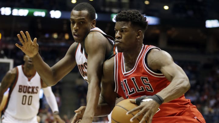 Watch: Bucks’ Khris Middleton dunks over Bulls’ Jimmy Butler on fast break