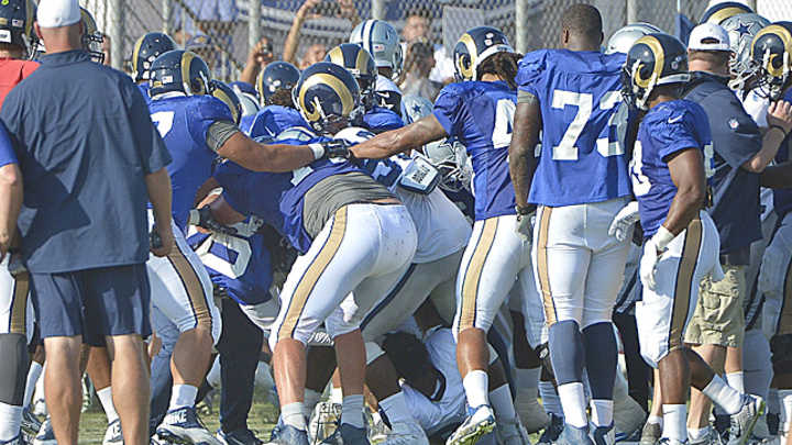 Does the NFL Love a Good Training Camp Fight?