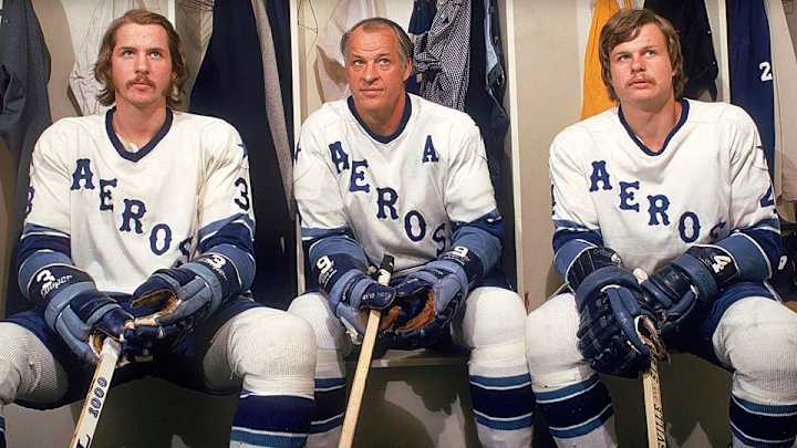 SI Vault: Superdad Gordie Howe skates up a storm with his sons SI Vault: Superdad Gordie Howe skates up a storm with his sons