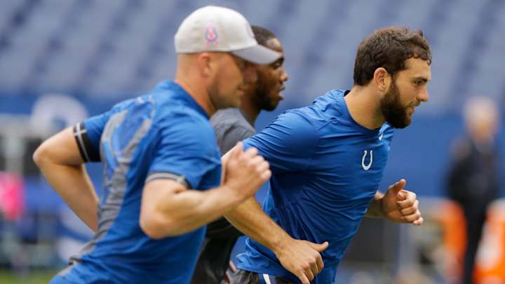 Colts QBs Andrew Luck, Matt Hasselbeck questionable vs. Texans
