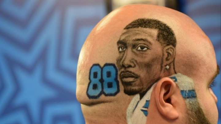 Cowboys fan gets Dez Bryant carved into hair