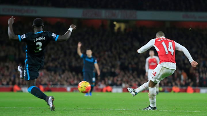 Watch: Arsenal’s Theo Walcott nets goal from outside the box