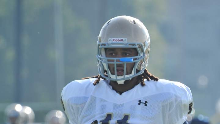 Kelly: DE Williams still not cleared to play for Irish