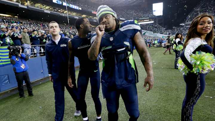 Marshawn Lynch had another inappropriate celebration