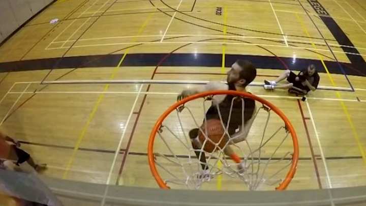 This guy's 'Lost and Found' dunk is too much to take in at once