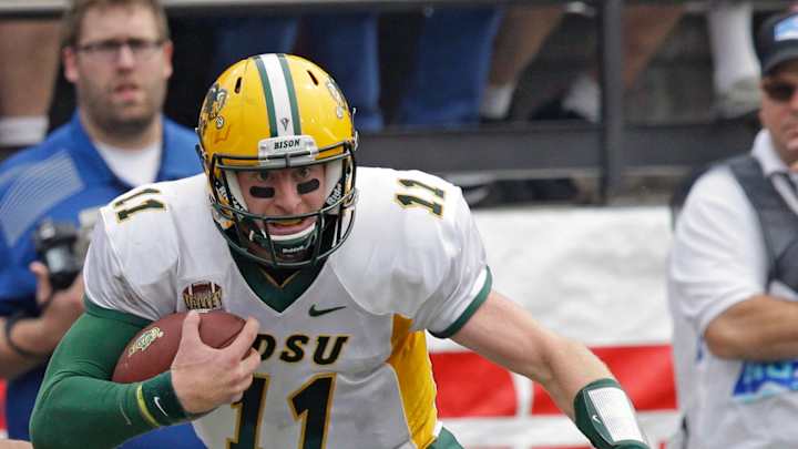 Bison QB Wentz sidelined with high ankle sprain