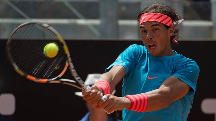 Nadal figures out Isner's serve, reaches Rome quarterfinals