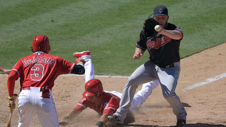 Angels rally with 3 in 9th to beat Indians 4-3