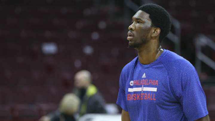 Report: 76ers concerned about C Joel Embiid's weight, work ethic