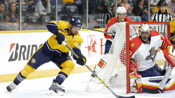 Predators, Panthers split exhibition doubleheader