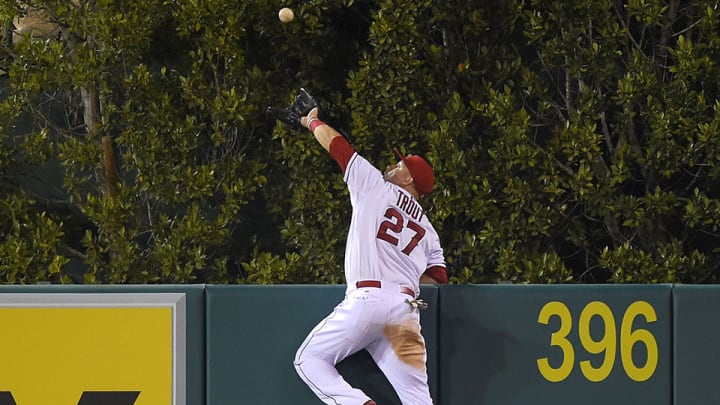 Watch: Mike Trout climbs wall effortlessly to rob home run