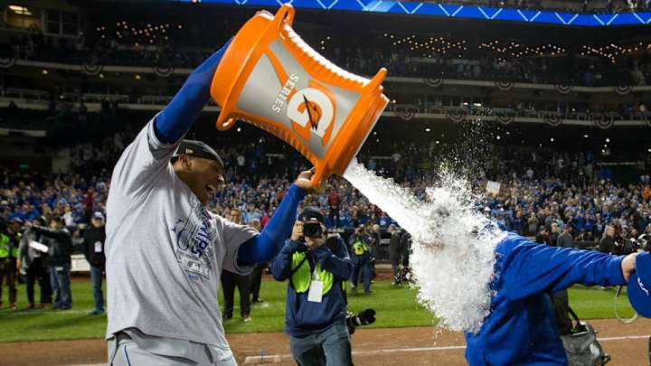 Royals celebrate World Series by spraying lots of champagne Royals celebrate World Series by spraying lots of champagne