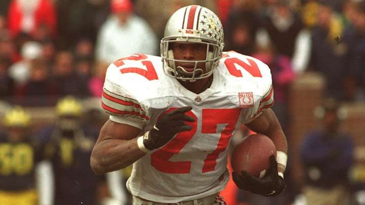 Heisman winner Eddie George photobombs this year’s candidates Heisman winner Eddie George photobombs this year’s candidates