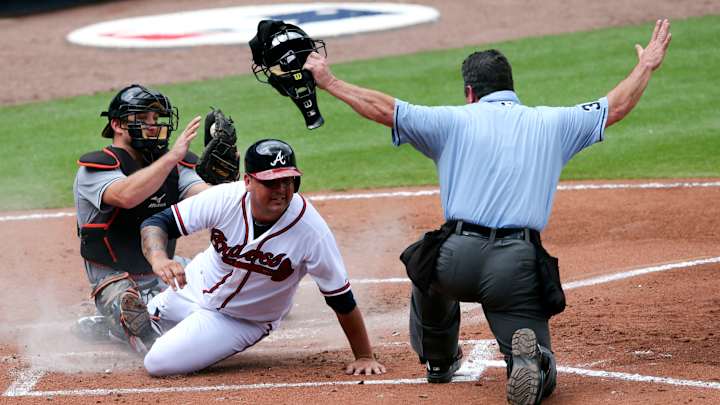 Ozuna, Prado help Marlins top Braves 7-3 in 3-game sweep