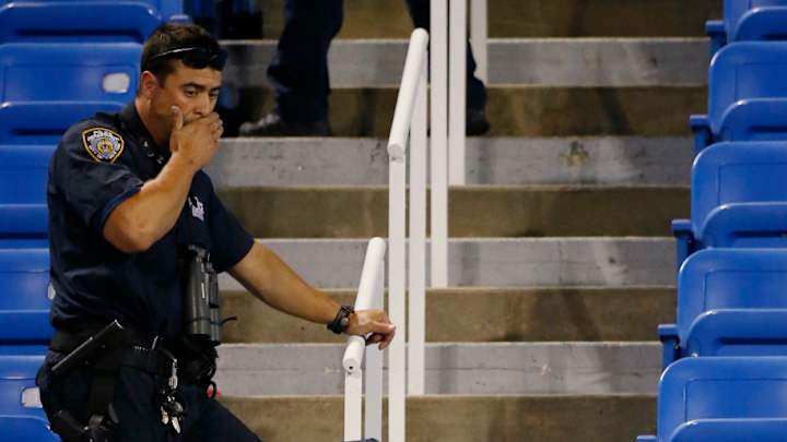 Drone crashes into stands during U.S. Open match; no injuries