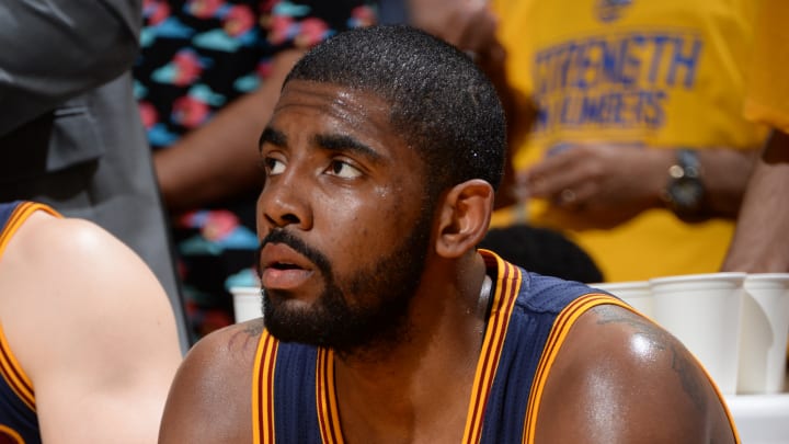 Cavs get 44 from James, lose Irving to injury in Game 1 loss