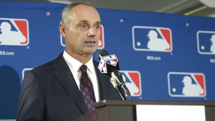 MLB commissioner Rob Manfred talks expansion,  shorter season, hacking