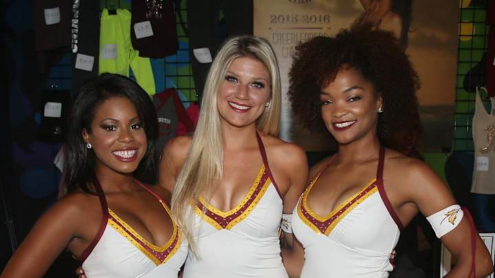 Washington Redskins Cheerleader Calendar Reveal Party