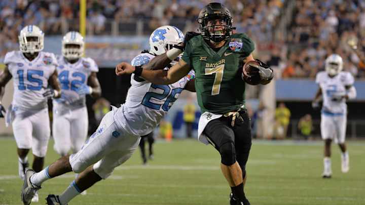 Baylor sets all-time bowl record with 645 rushing yards in win over UNC Baylor sets all-time bowl record with 645 rushing yards in win over UNC