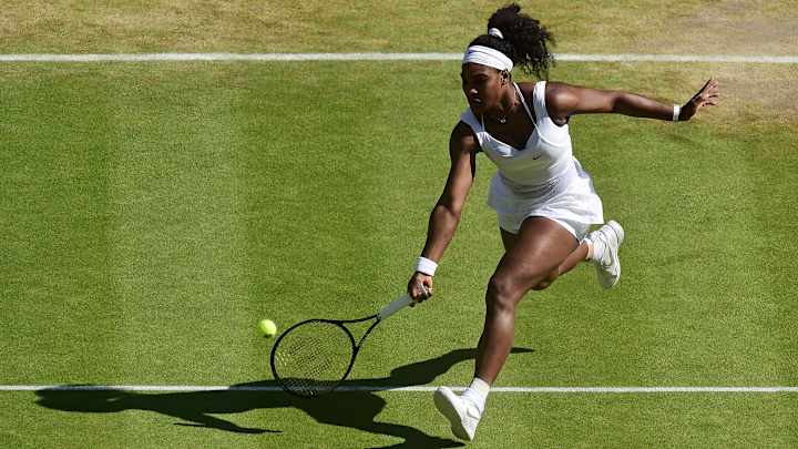 Daily Data Viz: Distance run by Serena Williams, Garbine Muguruza