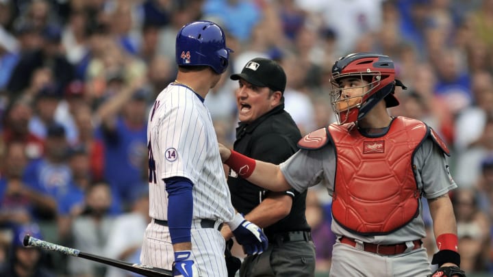 Matheny, Belisle ejected from game with Cubs