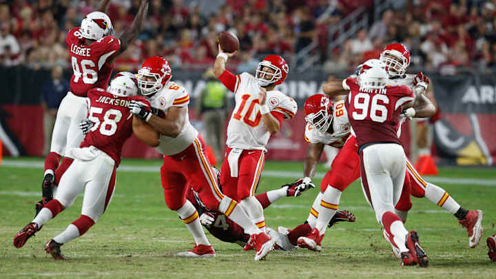 Palmer perfect in brief return, Daniel leads Chiefs to win Palmer perfect in brief return, Daniel leads Chiefs to win