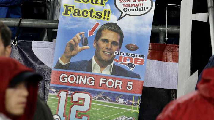 Quartet of trophies on display at Patriots celebration