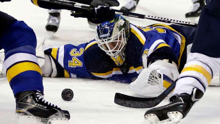 Steen scores winner in shootout, Blues beat Sabres 3-2