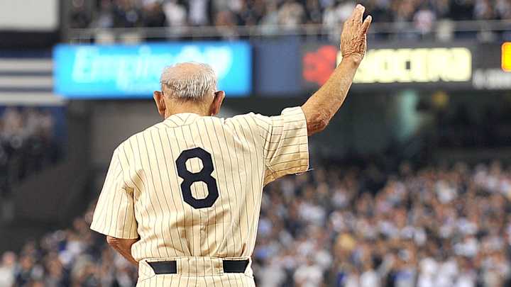 Yankees will wear No. 8 on their jersey sleeves for Yogi Berra