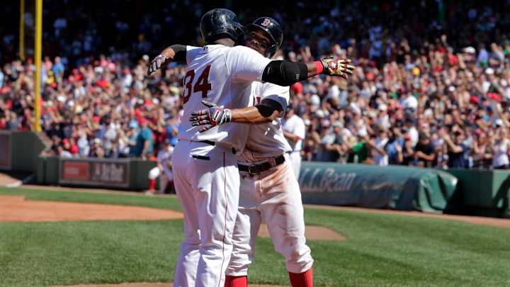 Red Sox DH Ortiz replaced in 5th inning