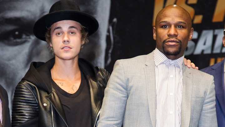 Justin Bieber defends boxer Floyd Mayweather from haters