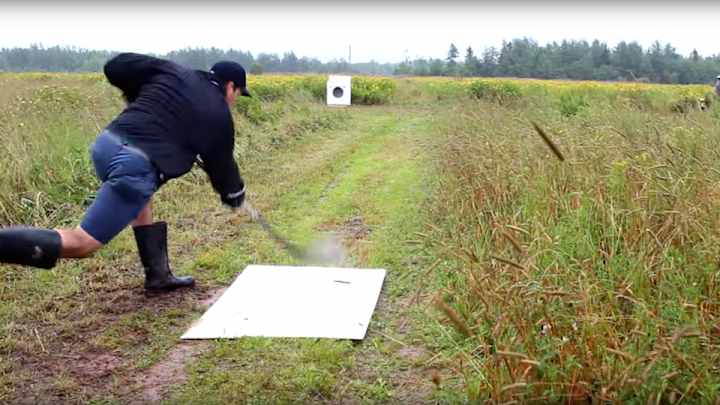Watch this awesome collection of hockey trick shots