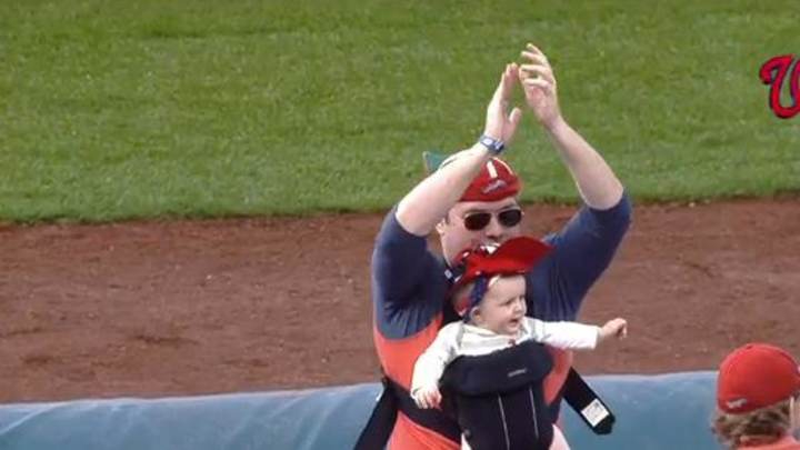 The Nationals' Rally Baby is Opening Day's cutest star