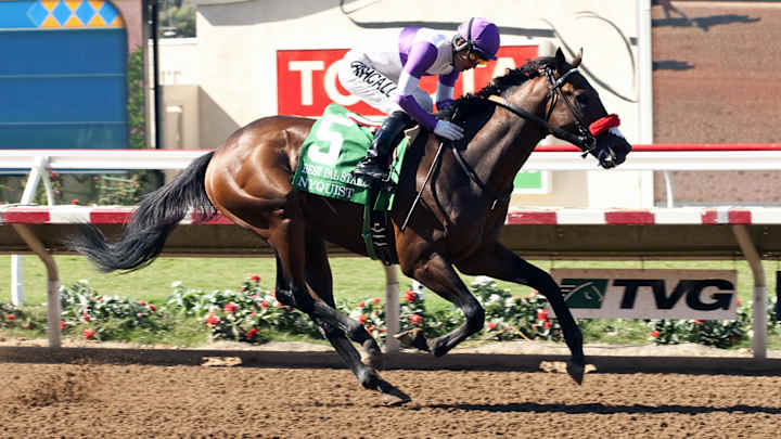 Elektrum wins John C. Mabee by a head at Del Mar