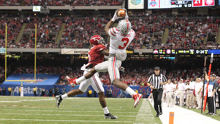 Watch: Ohio State's Michael Thomas makes TD catch on trick play