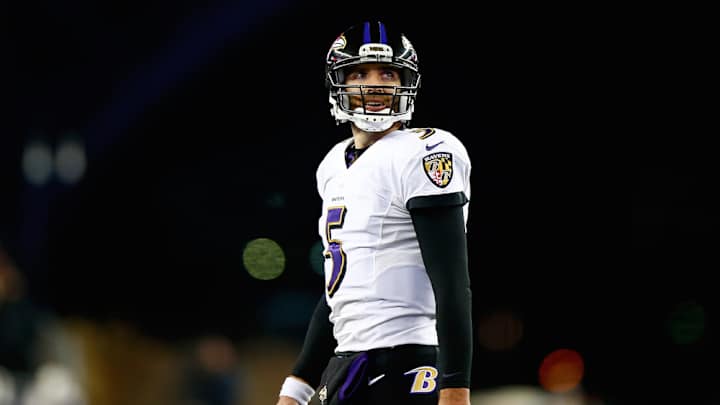 Watch: Joe Flacco interception ices game for Patriots Watch: Joe Flacco interception ices game for Patriots