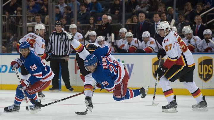 Girardi's second-period goal lifts Rangers over Flames 4-1 Girardi's second-period goal lifts Rangers over Flames 4-1