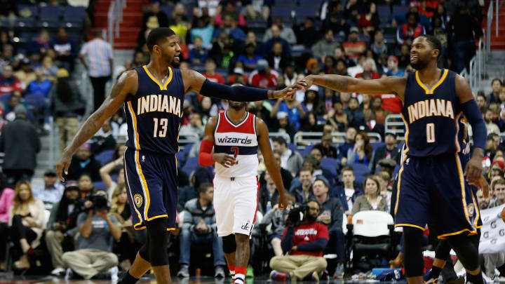 George scores 40, Pacers make 19 3s to beat Wizards 123-106