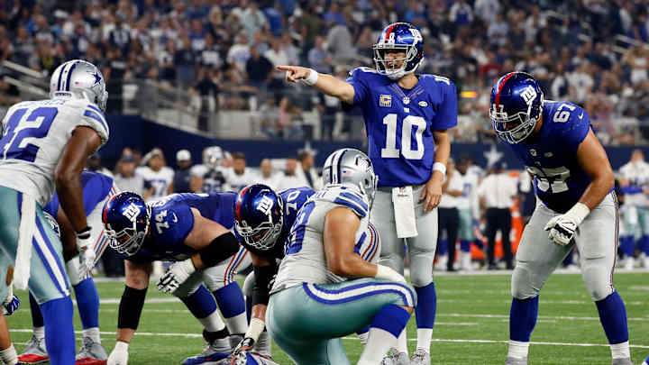 Eli Manning has Dallas blunder behind him, ready for Falcons Eli Manning has Dallas blunder behind him, ready for Falcons