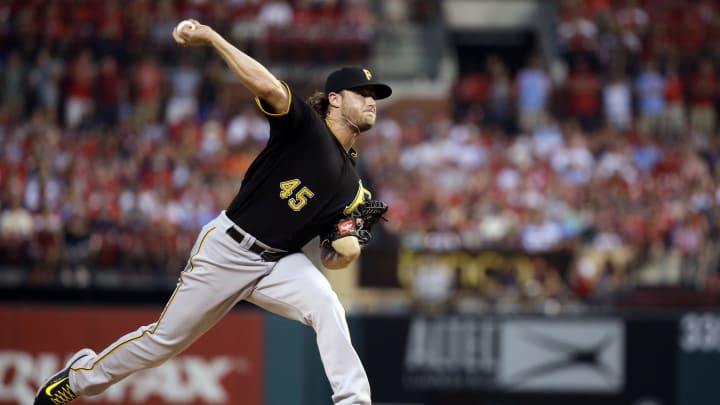 Cole pitches 7 shutout innings, Pirates beat Cardinals 7-1