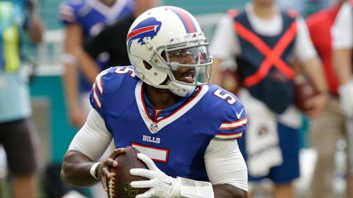Taylor looks like a keeper as Bills drub Dolphins 41-14