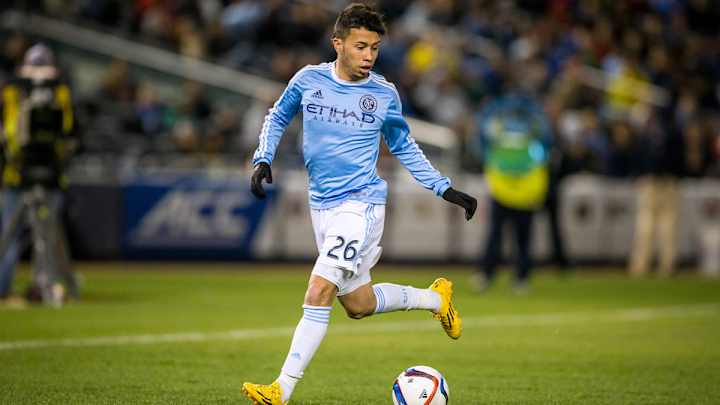 Red Bulls catch NYCFC's Velasquez drinking a Red Bull in game